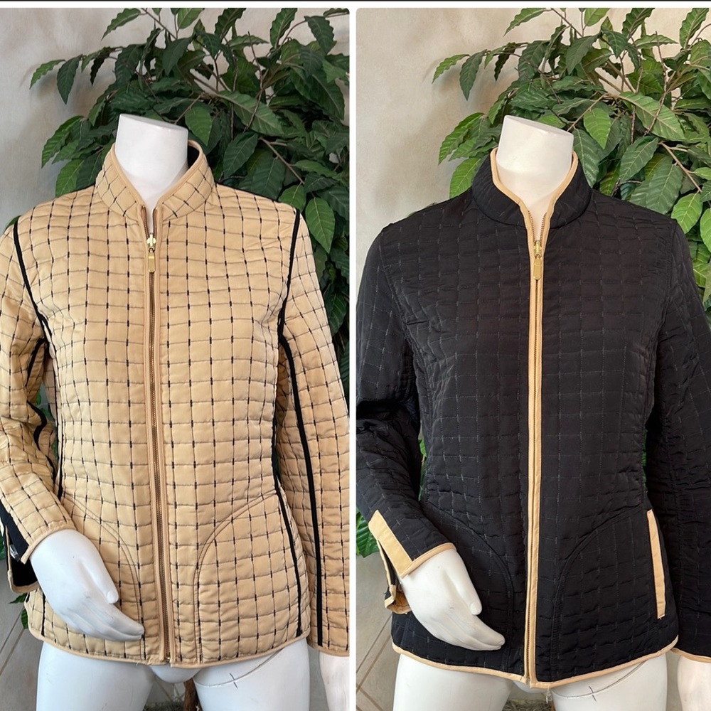 SUSAN GRAVER REVERSIBLE QUILTED JACKET